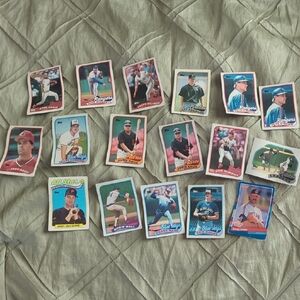 Vintage Baseball Trading Cards Collection